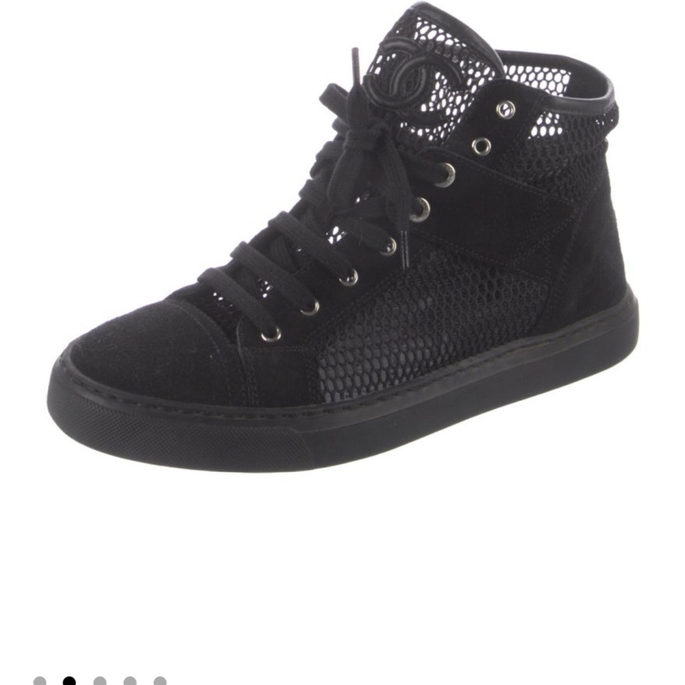 Chanel canvas sneakers